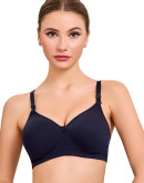 Full Coverage Padded Bra-Bonbee Plus-Midnight Blue