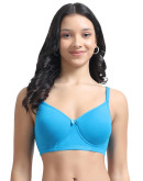 Full Coverage Padded Bra-Bonbee Plus-Summer Sky