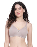 Full Coverage Padded Bra-Bonbee Plus-Titan white
