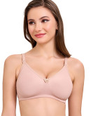 Seamless No Sag Non Padded Everyday Comfort Bra-Squeebee-Dust Storm