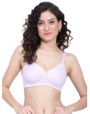 Seamless No Sag Non Padded Everyday Comfort Bra-Squeebee-Blue Chalk