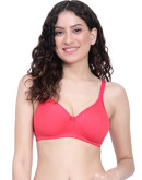 Pushup Padded T-Shirt Bra-Honeybee-Watermelon