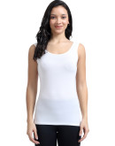 Modal U Back Broad Straps Cami-Us03-White