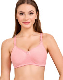 Side Panel Support Full Figure Everyday Corporate Bra-Cotbee-Misty Rose