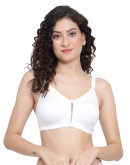 M-Frame Jiggle Control Full Support Everyday Comfort Bra-Rembee-White