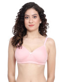 Seamless Padded Back Transparent Bra-Crazybee-Carousel Pink