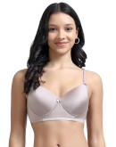 Silky Soft Padded 3/4th Coverage Bra-Butterbee-Bisque Beige