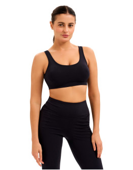 Seamless Detachable Pad Sports Bra-Joybee-Midnight Navy