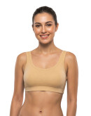 Seamless Detachable Pad Sports Bra-Joybee-Skin