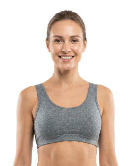Seamless Detachable Pad Sports Bra-Niabee-Black