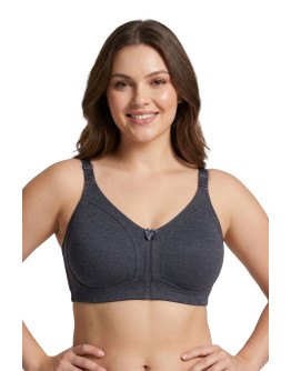 M-Frame Jiggle Control Full Support Everyday Comfort Bra-Rembee-Denim